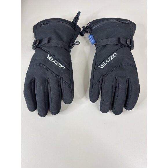 Velazzio Men Medium (fit M/L) Insulated Fan-Tex Insert Gloves w/Pocket Black EUC - Picture 1 of 7